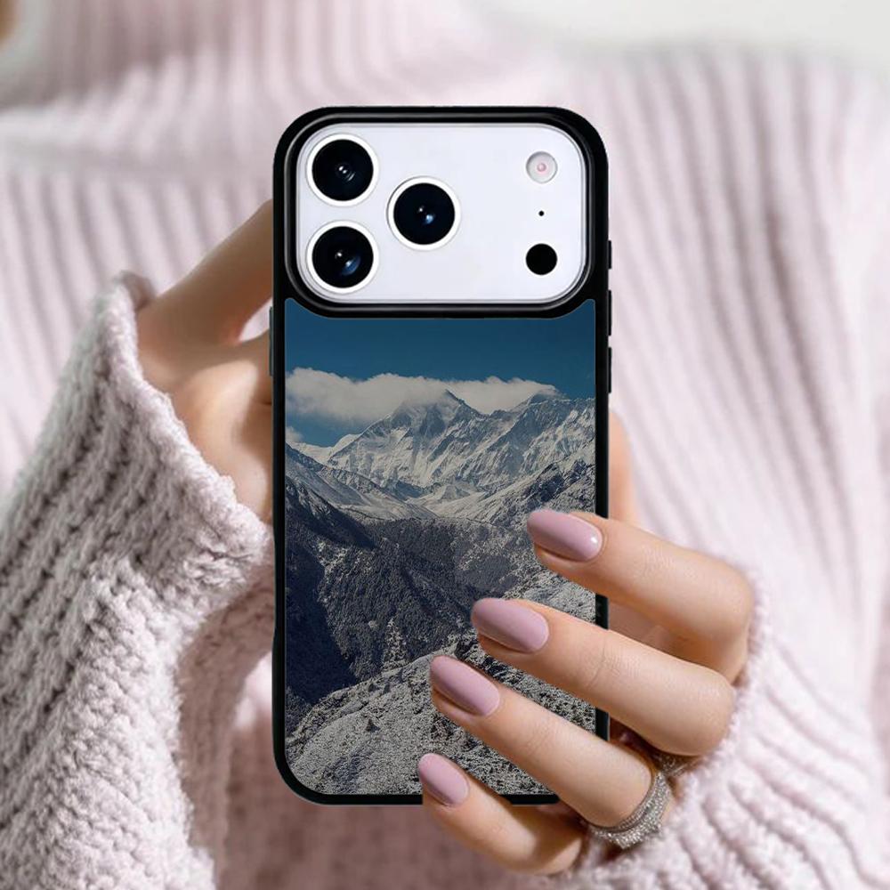 Schneeige Winterberg Handyhülle Für Apple iPhone 17 Air 16E 15 14 Plus 13 12 11 Pro Max Mini Funda Cover