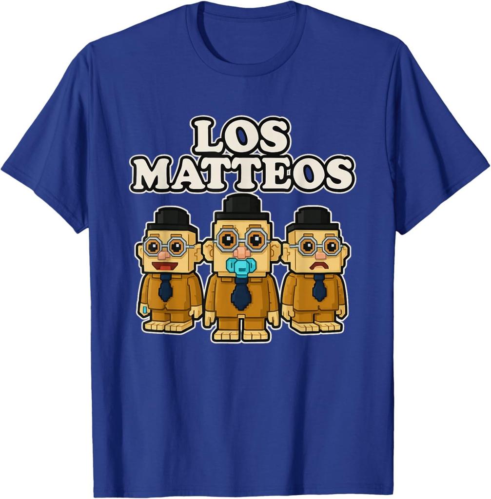 Los Matteos Funny Mateo Italian Brainrot Meme Unisex T-Shirt