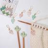 Stitching Marker Charm Locking Stitching Marker Knitting Needle Point Protectors, Locking Stitching Marker for Stitching