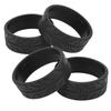 4pcs RC Rubber Tyre Wheel Tire for 1 10 RC High Speed Remote Control Car Upgrade PartsHigh Speed Tires