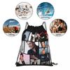 Chayanne 3 Backpacks Portable Drawstring Bundle Pocket Sports Bag Book Bags for Travel Students