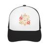 Regal Letter A Bloom Crest Mesh Baseball Cap Casual Hat Outdoor For Womens Unisex FeUnisex