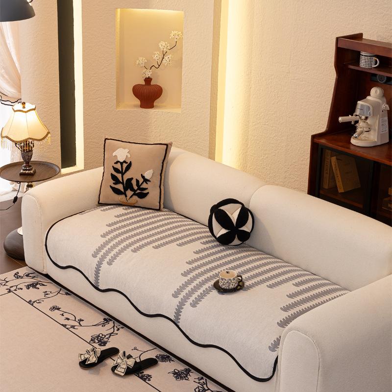 Special-Shaped Sofa Cushion Light Luxury  New Seat Cushion Universal Non-Slip Fixed Cover Cloth In All Seasons