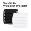 Plastic Square Vent Cover Retrofit 8.5/13cm Louvered Vents Water Outlet Accessories Boat Air Vent Caravan Boat Application