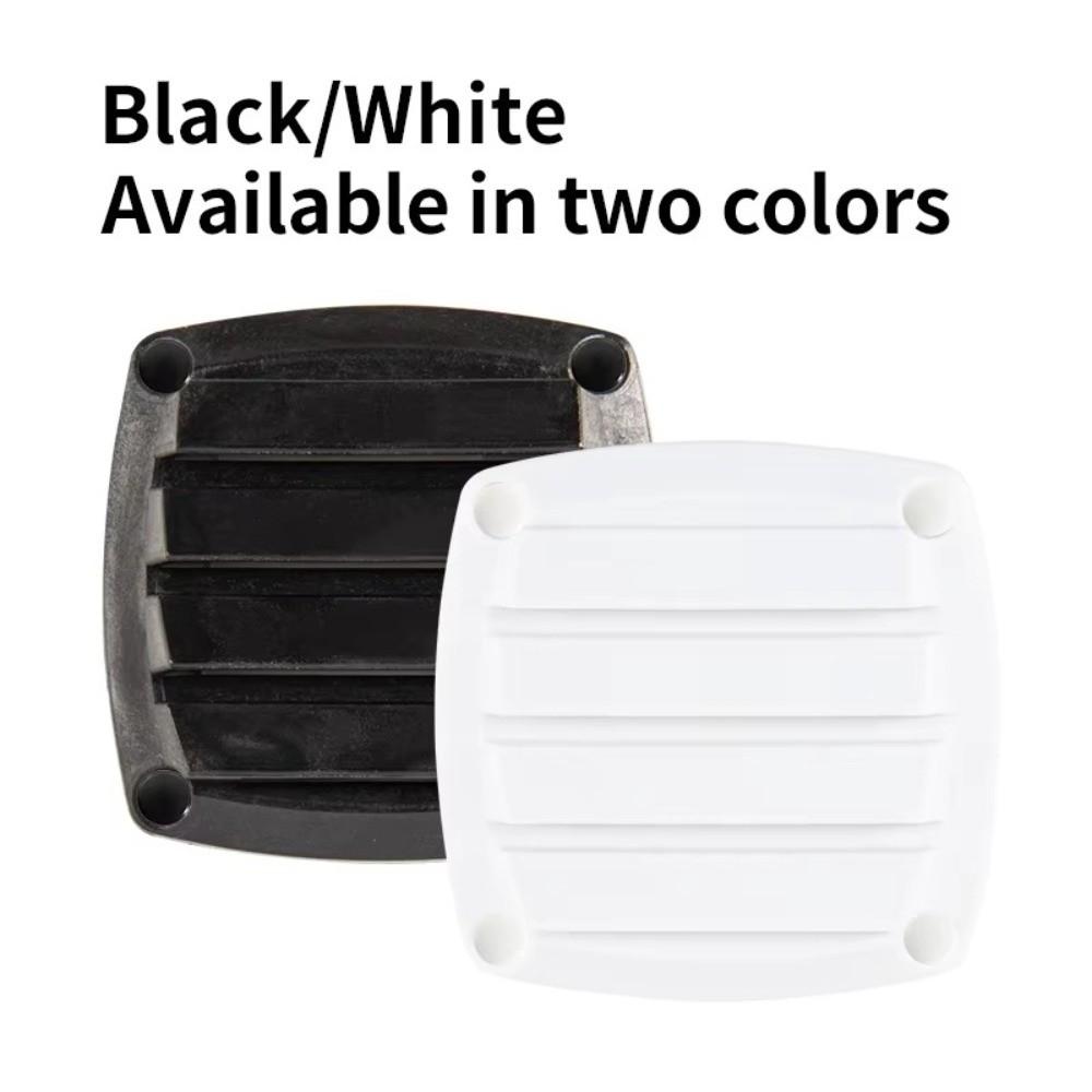 Plastic Square Vent Cover Retrofit 8.5/13cm Louvered Vents Water Outlet Accessories Boat Air Vent Caravan Boat Application