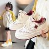 Korean Style Women's White Thick-Soled Shoes - 2026 Trendy Lightweight Sportswear