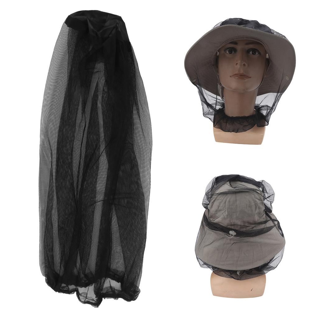 Nylon Insektsäker Myggnät Nattfiske Nät Solskydd Andningsbar Mesh Skyddskeps