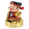 Solar Swinging God of Wealth Figurine Statue God of Fortune Car Dashboard Ornament Feng Shui Decor Gift Chinese New Year Gift