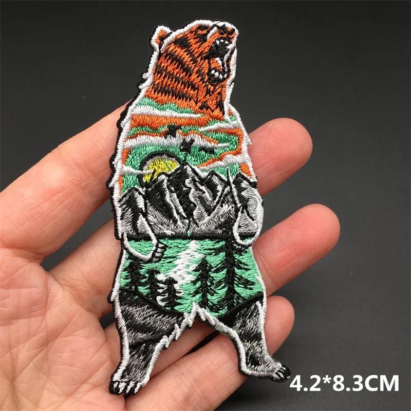 Embroidered Patches On Clothes Punk Patches For Clothing Diy Skull Stripes Stickers Cartoon Patches Appliques Badges