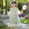 Spring 2025 Girls' Hanfu Dress - Fairy Tang Suit, Children's National Style, Chinese Spring Collection