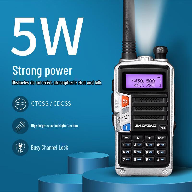 Baofeng UV-5R PLUS Upgraded Dual Band Walkie Talkie (CN version)