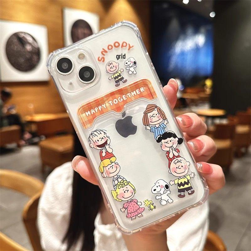 

Креативный чехол для телефона с мультяшным персонажем для Apple 12/13/14/16/17 Pro Max, Держатель для карт, Мягкий чехол, Горячий товар iPhone 7 Plus