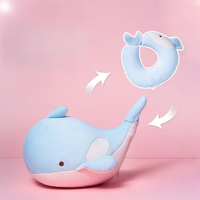 U-shaped Pillow Foam Particle Deformation Pillow Office Nap Neck Pillow Doll Neck Pillow Two-in-one Dual-purpose Pillow