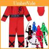 Jungen Power Ninja Kostüm Kampfkünste Japanischer Samurai Krieger Kostüm