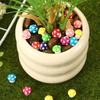 Mini Decorative Resin Mushroom Simulation Factory-Style Miniature Fairy Tale Garden Decorative Handicrafts 10/20 Pcs