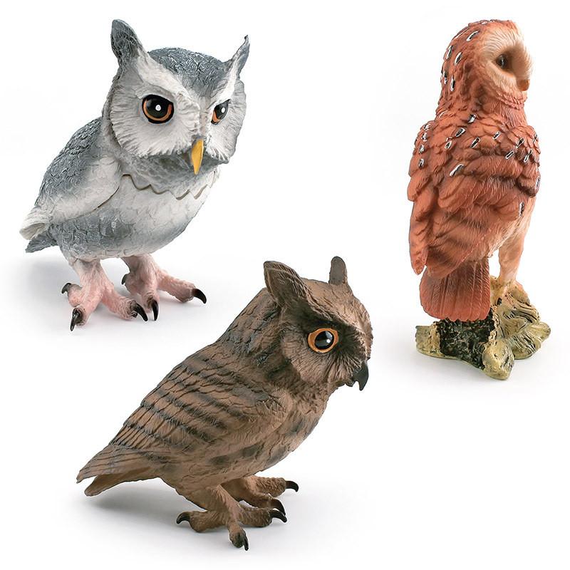 Stunning Static Animal Owl Figurine Collection Ideal For Desk Decoration And Display