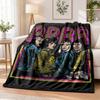 ABBA Flanell-Kuscheldecke Weich Warm Gemütlich Für Sofa Bett Innen Haus Schlafzimmer Gebrauch