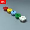 MOC Bricks Plant Flower 2x2 Rounded Compatible Assembles Particles 98262 Building Blocks Parts Story Bulk Model Toys