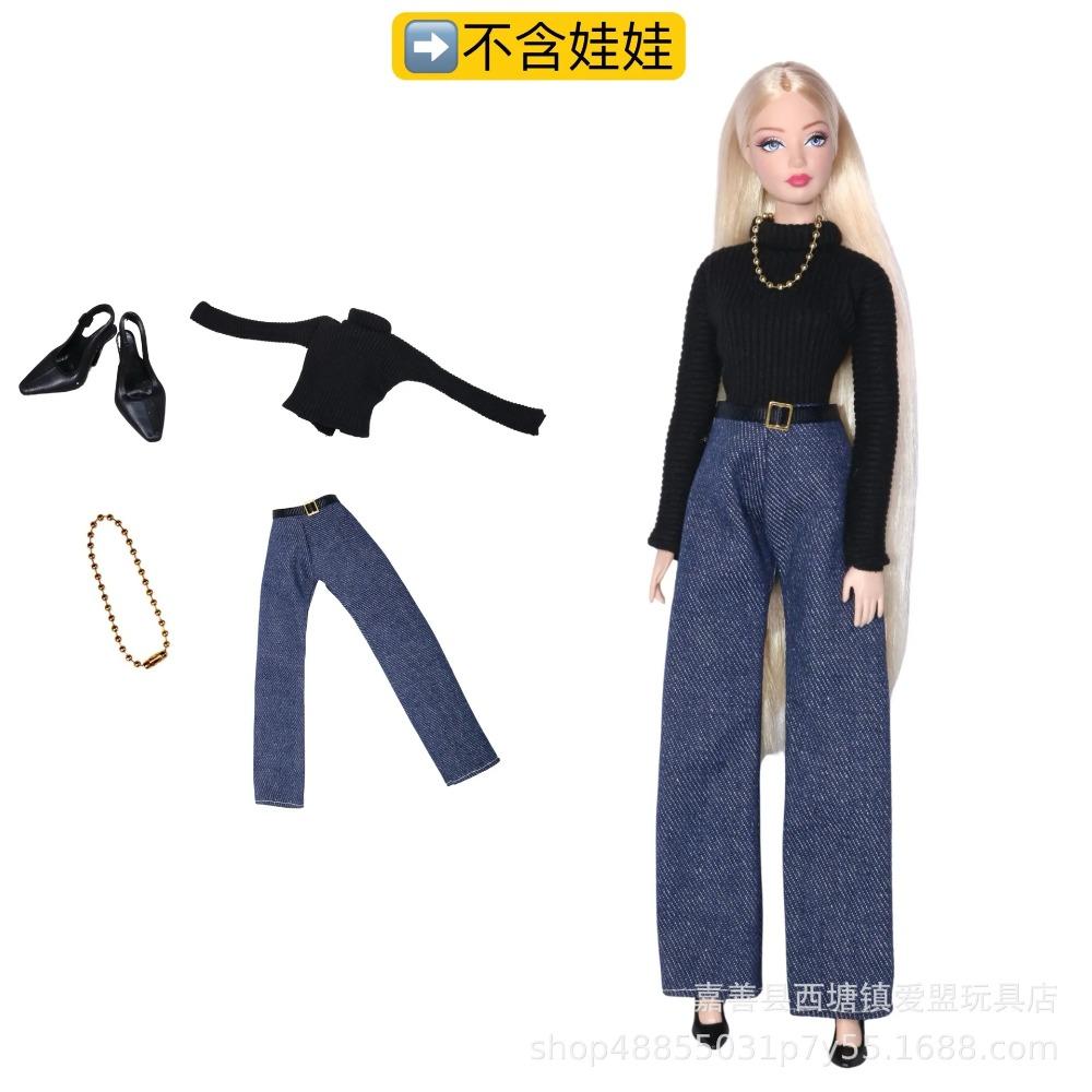 Nuevo conjunto de ropa 2024 / vestido suéter top pantalón abrigo traje ropa de invierno / accesorios para muñecas de 30 cm xinyi Fr ST blythe BB