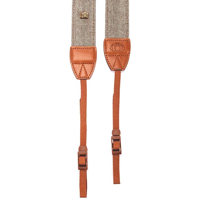 Tragbarer Kameragurt, Kamera-Schulter-Hals-Gurt, Vintage-Gurt, 100 % Baumwolle, Kameragurt für Sony Nikon Canon Olympus DSLR-Kamera