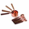 Backmessbecher Akazienholzgriff Roségold Messlöffel 4-teiliges Set 8-teiliges Messlöffel-Set