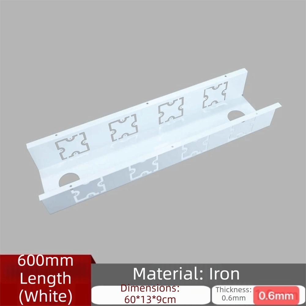 Durable Material Under-Desk Cable Management Tray U-Shape Structure Cable Organizer  Office Desk