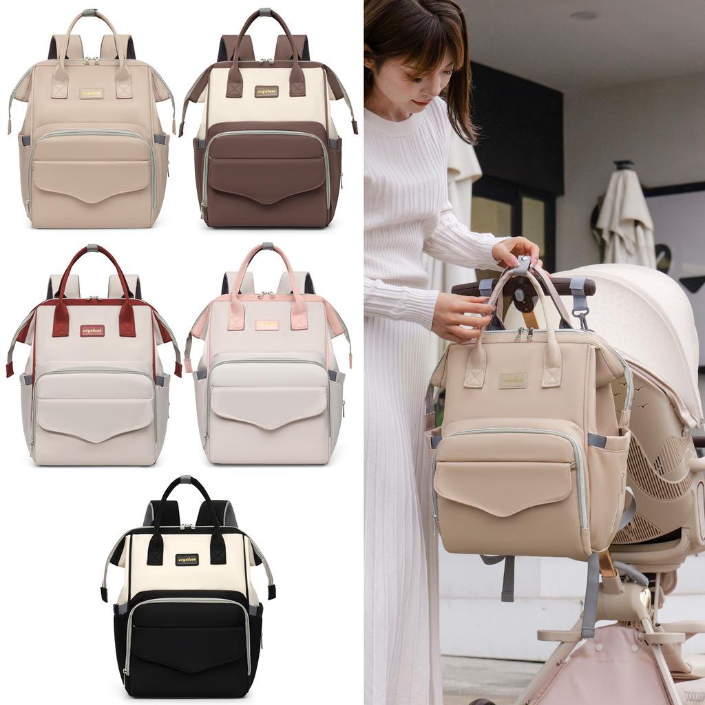 School Bag, Mommy Bag, Summer New Nylon Multifunctional Mother-and-baby Bag, Travel Large Capacity Mom Bag, Stylish Backpack