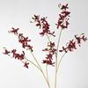 73cm Faux Butterfly Orchid 3 Fork Simulation Flower Real Touch Artificial Orchid Plant  Party