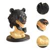 Bear Figurine, Animal Decoration for Living Room Shelf
