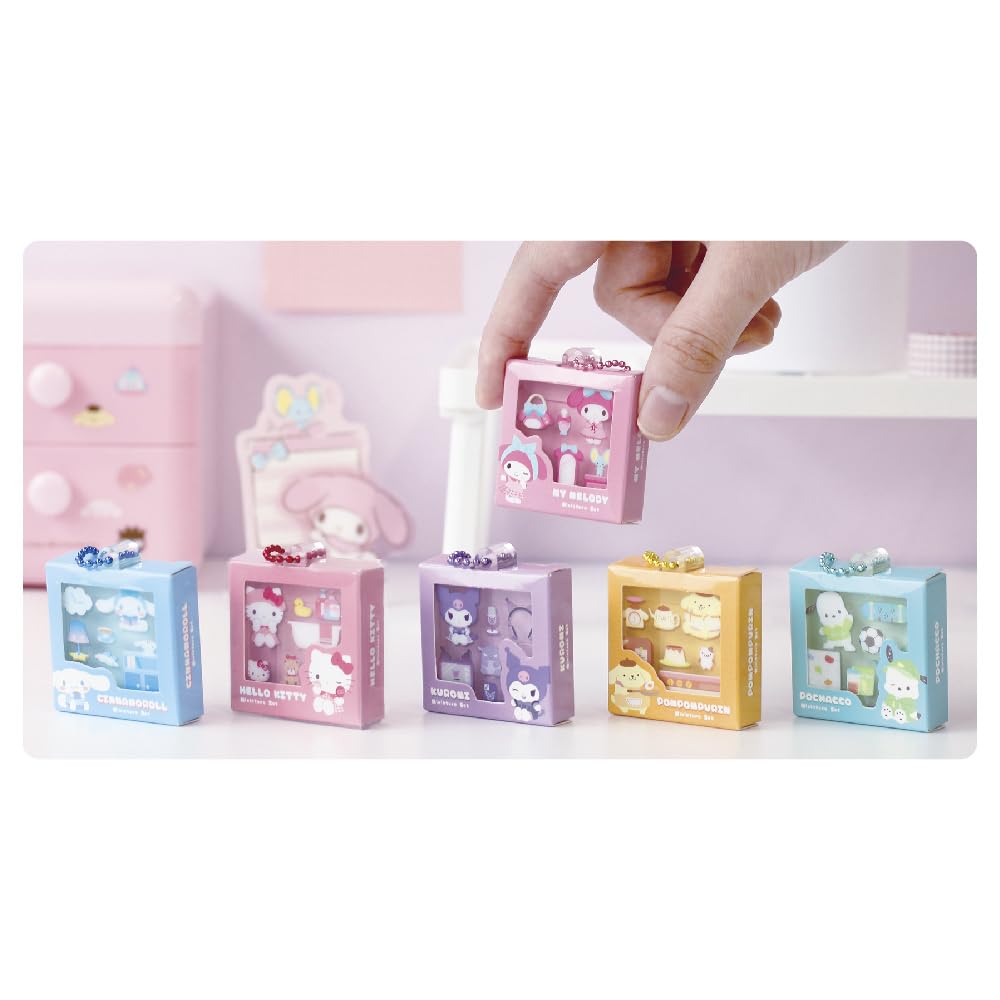 Tees Factory Sanrio Package-Style Miniature Keychain Hello Kitty