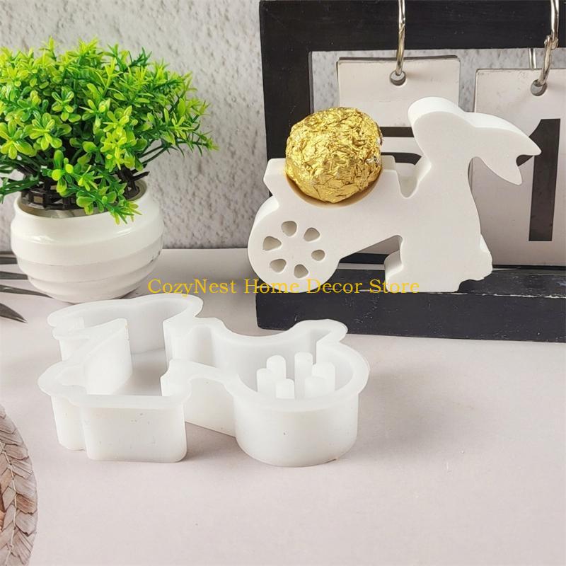 92MF Rabbits Silicone Molds for Candle Soap Making Epoxy Resin Molds