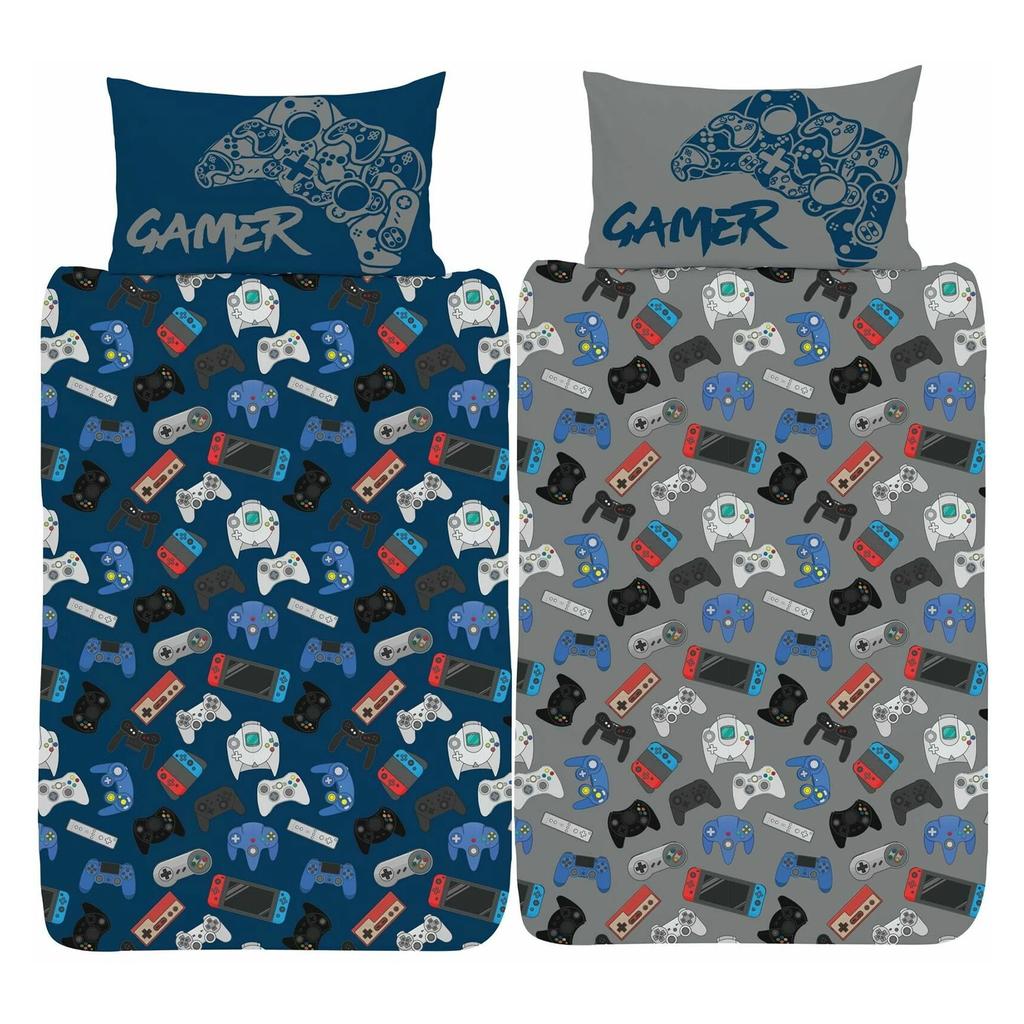 Floso Gamer Game Controller Reversible Duvet Set