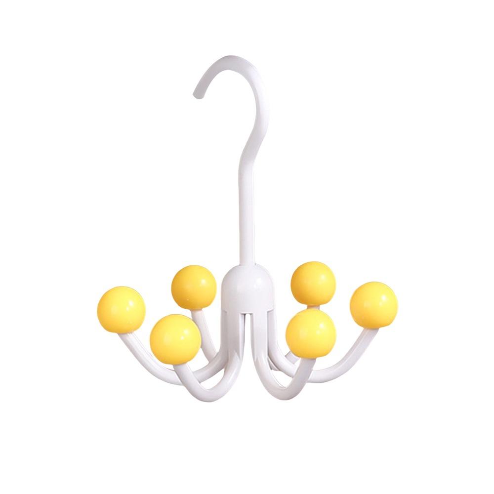 Multifunctional 360°Rotating Hook Rotatable Bedroom Scarf Racks  Bra Scarf Hats Bags