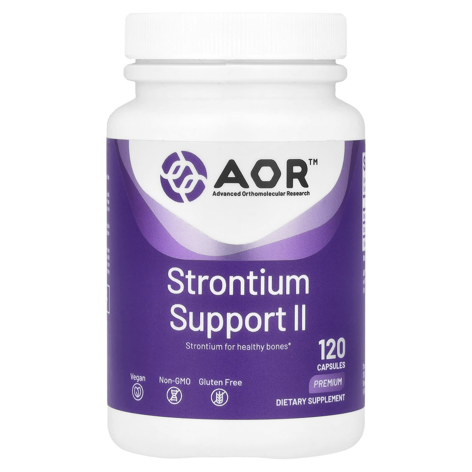 

Strontium Support II, 120 Vegetable Capsules