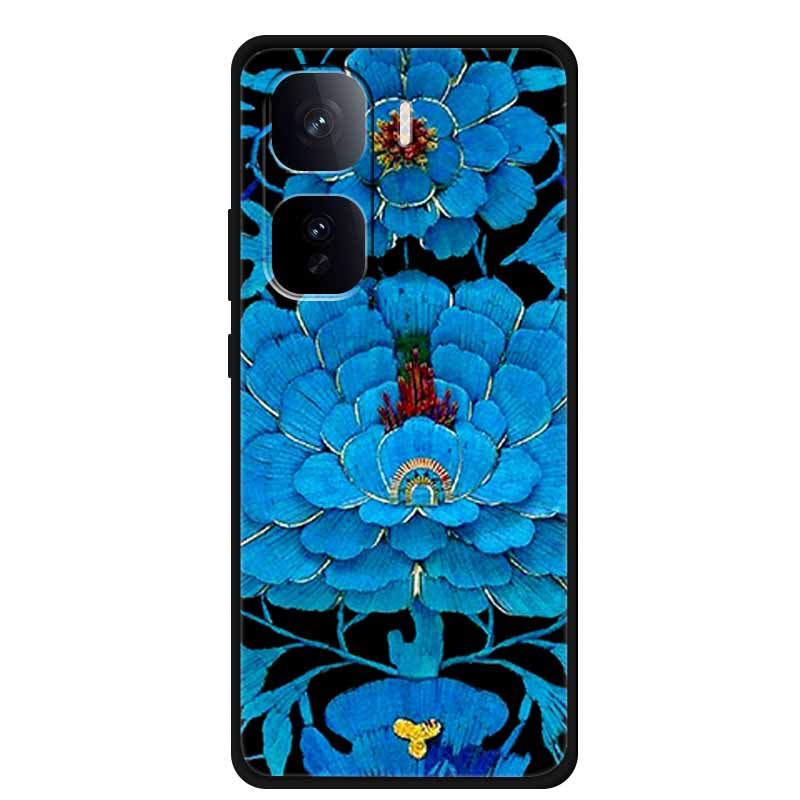 For iQOO Neo 10 Phone Case 3D Relief Emboss Flower Cover for Vivo iQOO Neo 10 Pro plus Silicone Soft Protective Cases Neo10 Pro+