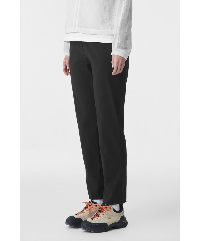Koolongseupocheu Women'S Tapered Fit Standard Pants Tvpnm26582Blk