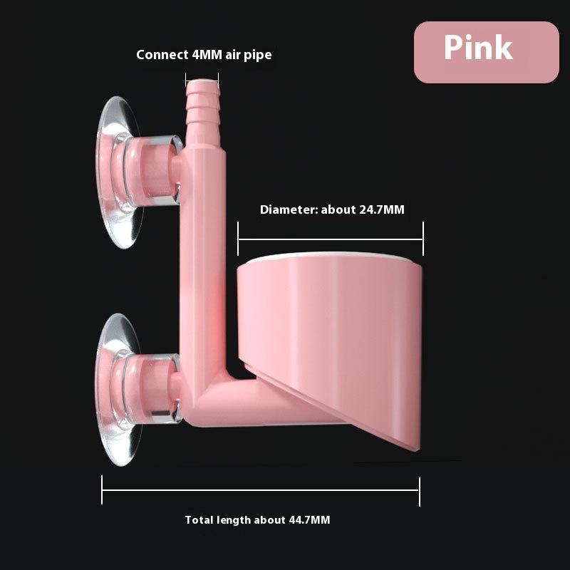 משאבת אוויר לאקווריום עם כוס יניקה מיני מגש בועות מטהר אוויר אבן אוויר בועות צפופות במיוחד אביזרי חמצון