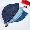 Spring and summer tide travel bucket hat men's basin hat sun hat shade children girls foreign style baby hat cowboy