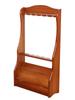 Solid Wood Floor-Standing Fishing Rod Rack | 6-Position Storage Stand for Rods & Gear