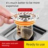 Universal Anti-Odor Core Cover for Floor Drains, German Quality Anti-Return Odor Seal for Sewer and Bathroom, Insect Prevention