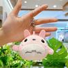 Japanese Style Cute Totoro Plush Keychain - Cartoon Stuffed Doll Pendant Keyring