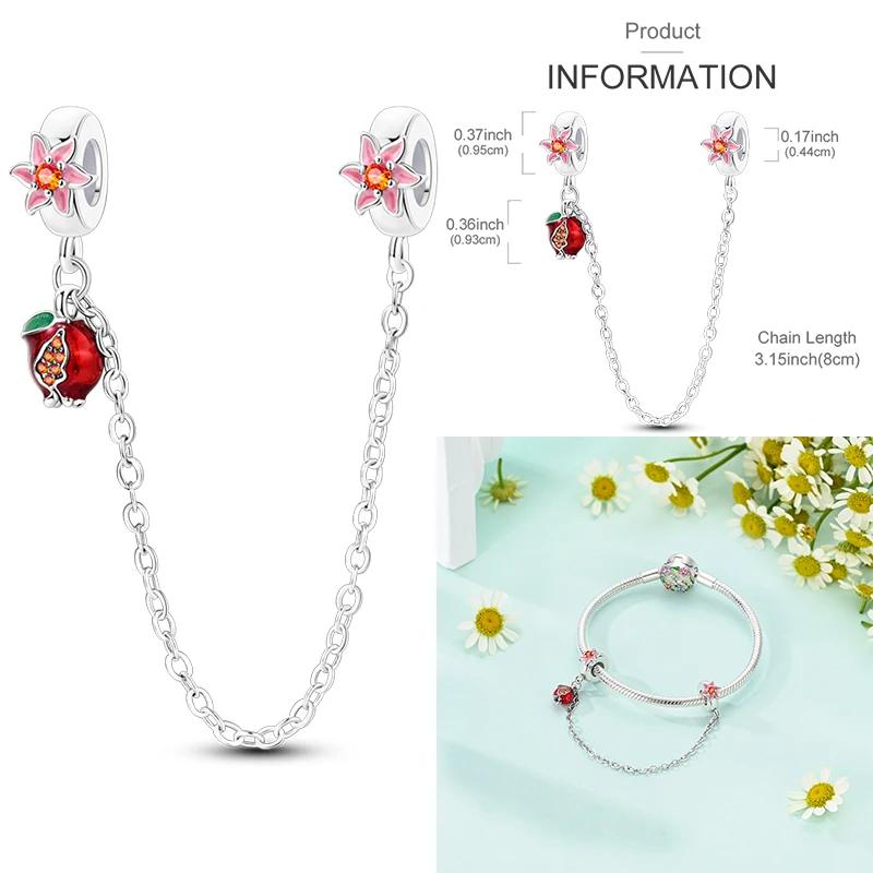 Copper Maple Leaf Hedgehog Mushroom Pendant Flowers Safety Chain Beads Charms Fit 4Mm Aperture Bracelet Diy Jewelry