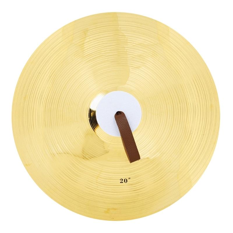 1Pair Crash Cymbal Percussion Instruments Professional Alloy Multiuse Cymbal Brass Band Ensemble Cymbals Enduring