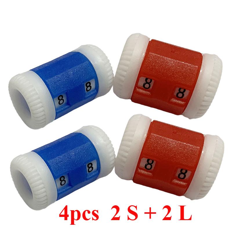 2/4pcs Knit Knitting Needles Row Counter Lines Number Calculator DIY Plastic  Knitting Tool Accessories Craft Clothing Supplies
