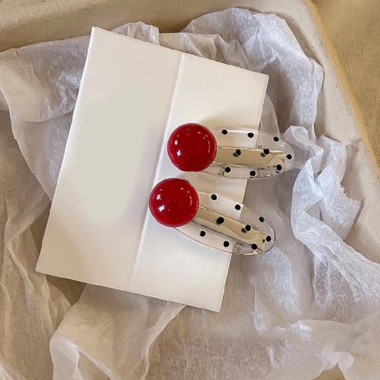 2pack Stylish Heart Shape Hair Clip Colorful Hair Barrettes Trendy Comfortable Hairpin Hair Accessories