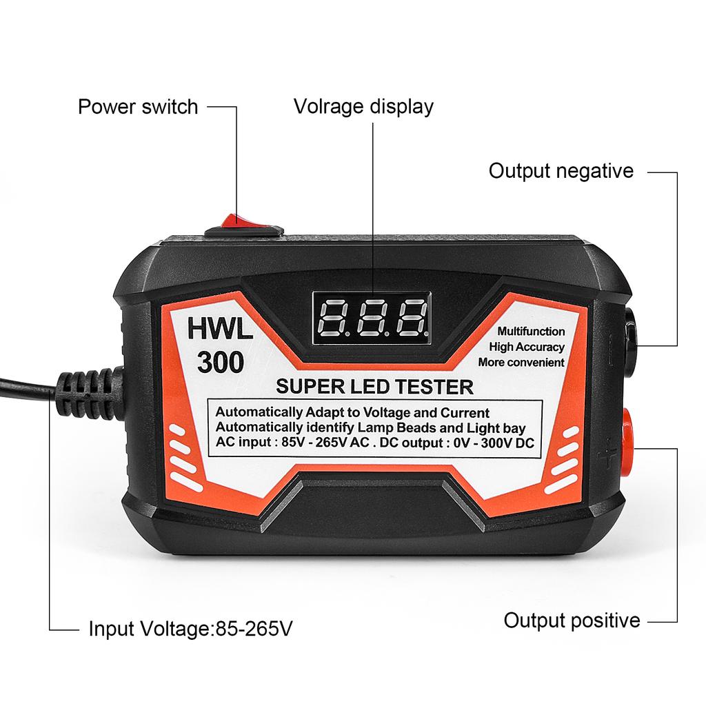 LED-Streifen-Perlenprüfer 0-300V Ausgang Mehrzweck-LED-TV-Hintergrundbeleuchtungs-LED-Testgerät Messinstrumente