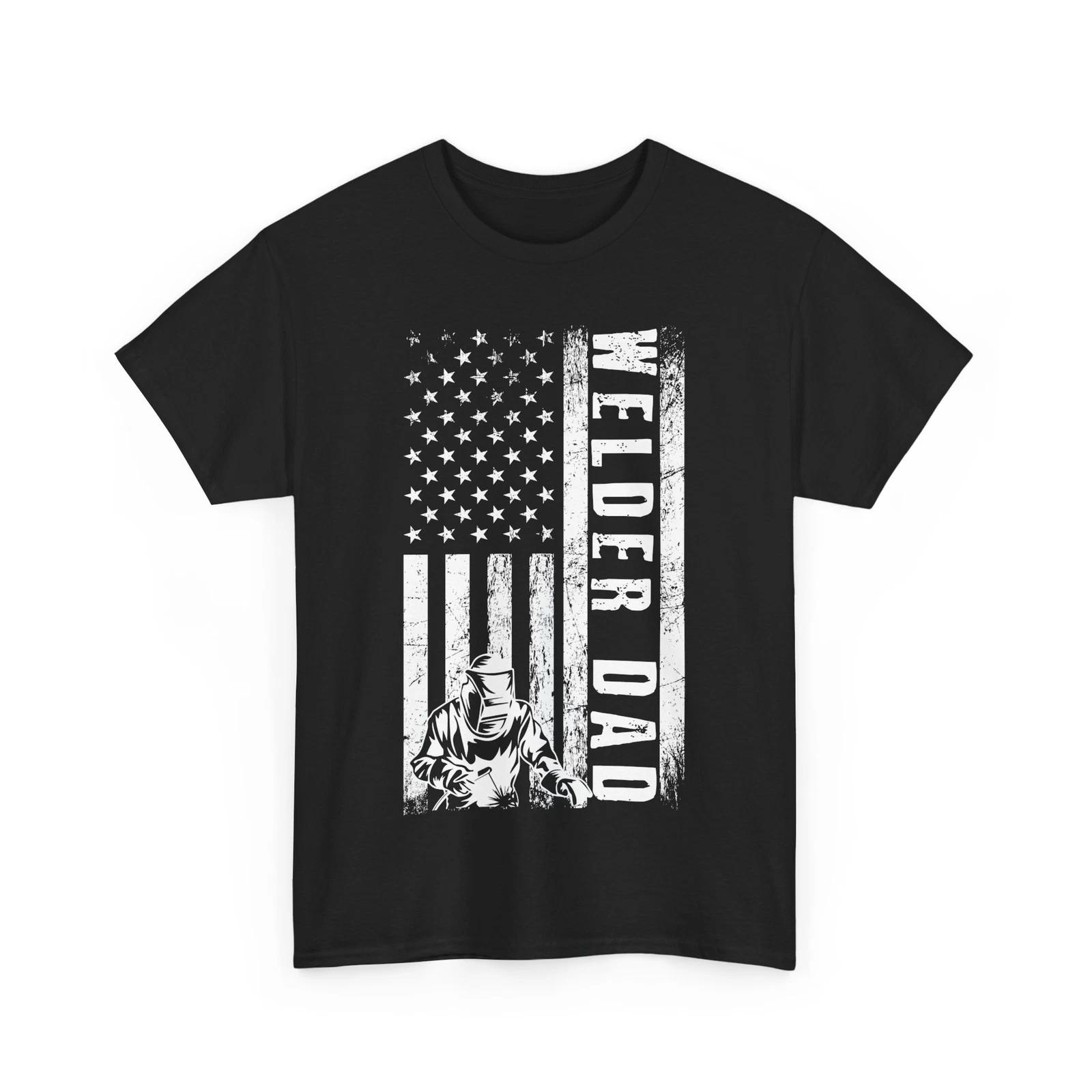 

Father Shirt, Welder Dad American Flag Welding Lovers Father s Day Shirt L