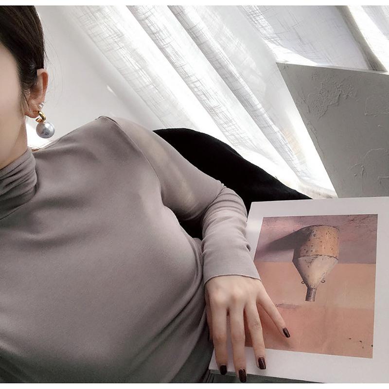 1 Pair of Stylish and Simple Imitation Pearl Earrings with Multi-function Earrings and Earrings