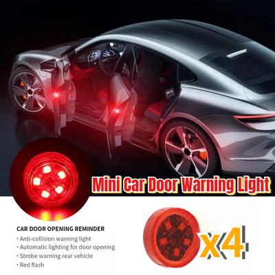 Lumină LED de Avertizare de Siguranță pentru Ușa Mașinii, Lampă cu Senzor Wireless pentru Anti-Coliziune din Spate, Lumină de Siguranță Auto pentru Sedan, Microbuz, Mașină