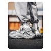 Vintage Distressed Thick Sole Height Increasing Casual Dad Sneakers For Men